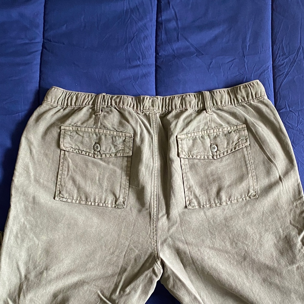 aerie NWT Olive Green Women’s Cargo Jogger Pants XL - Picture 3 of 11
